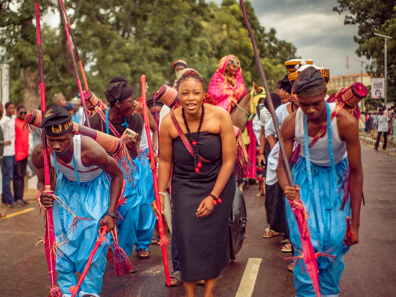 Crafting Captivating Headlines: Your awesome post title goes here Vibrant street parade featuring dancers in traditional attire celebrating cultural heritage.